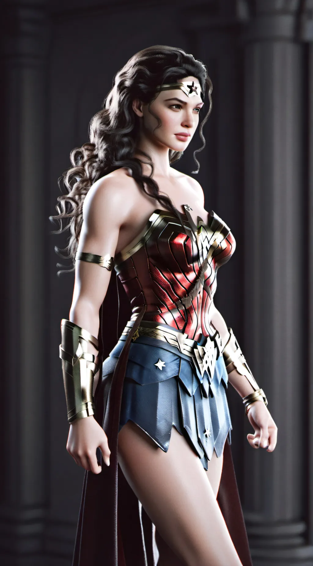 ai character: justice league  background