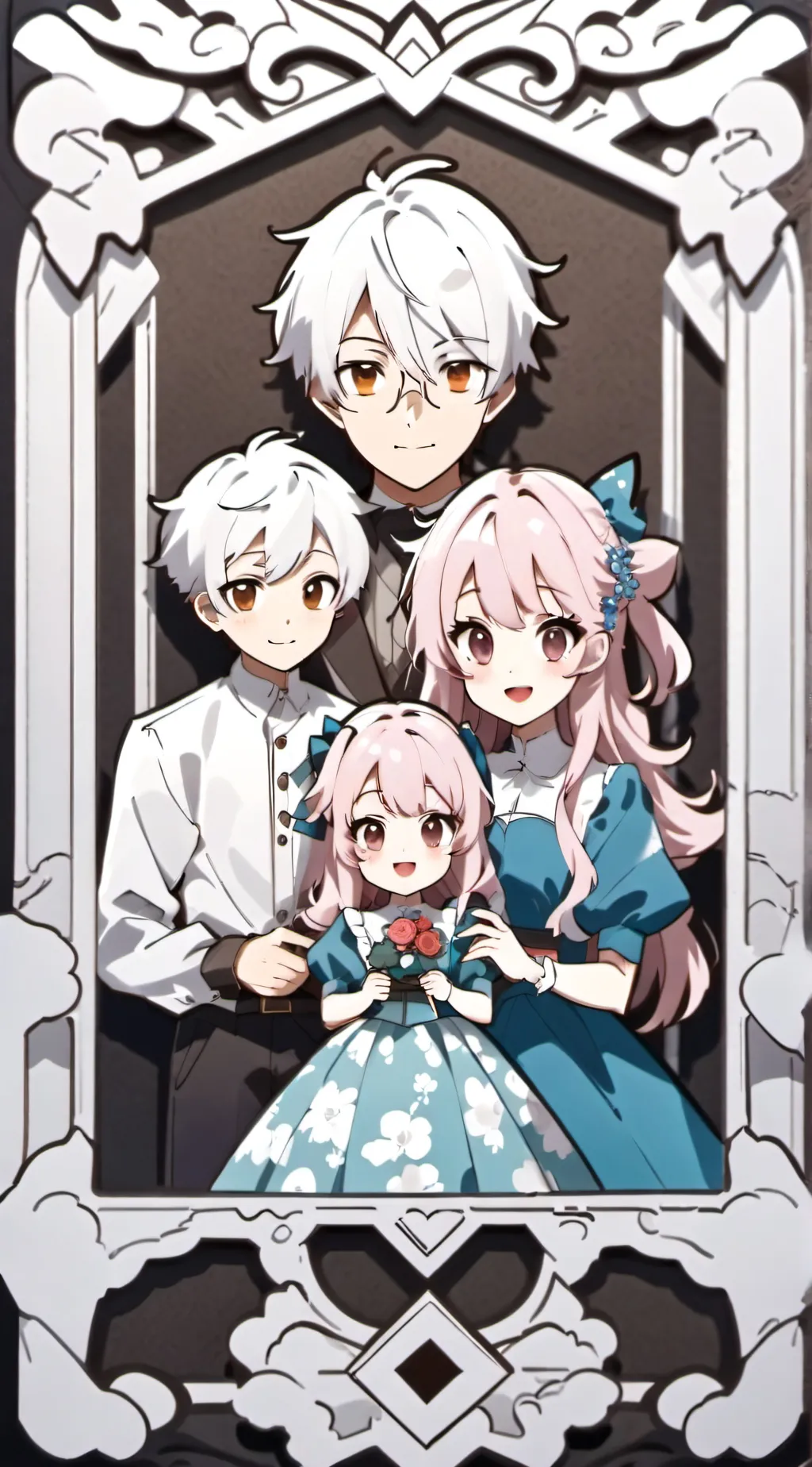 ai character: Afton family  background