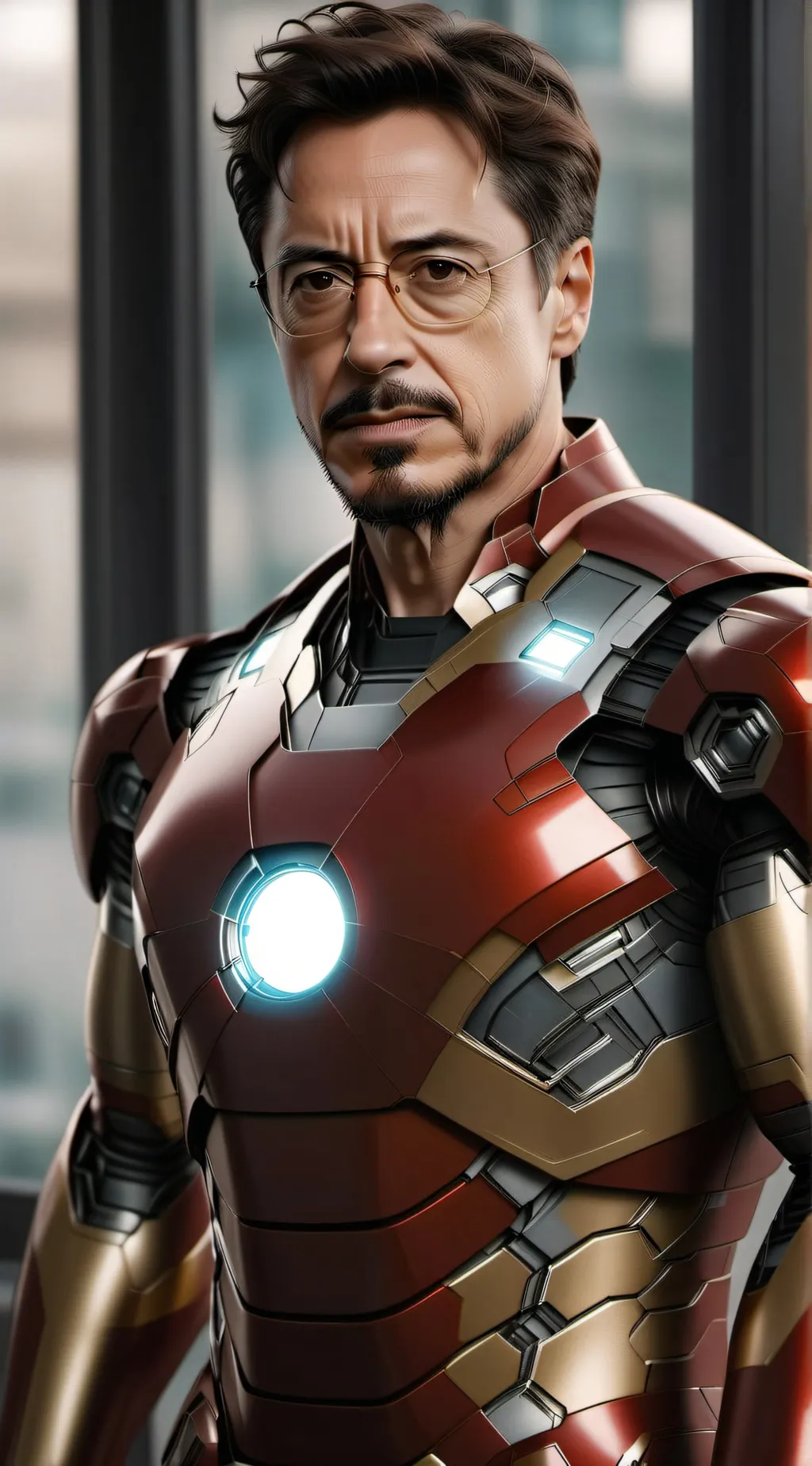 ai character: Avengers Stark background