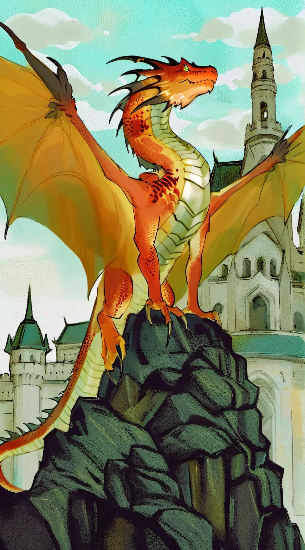 ai character: Queen Scarlet background