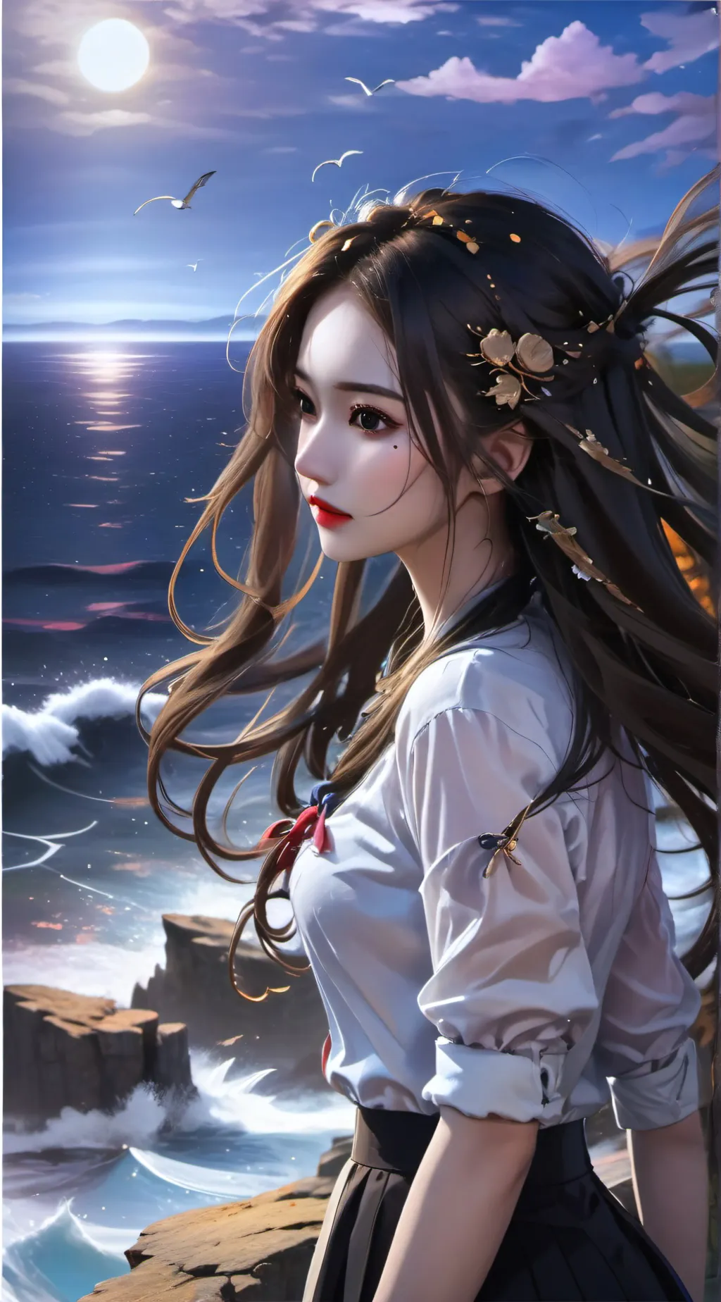 ai character: Lilly background