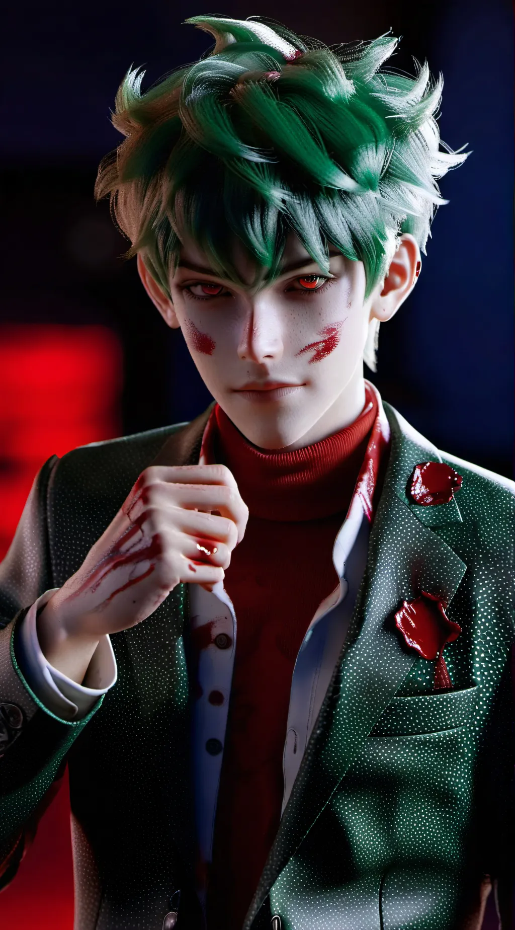 ai character: villain deku background