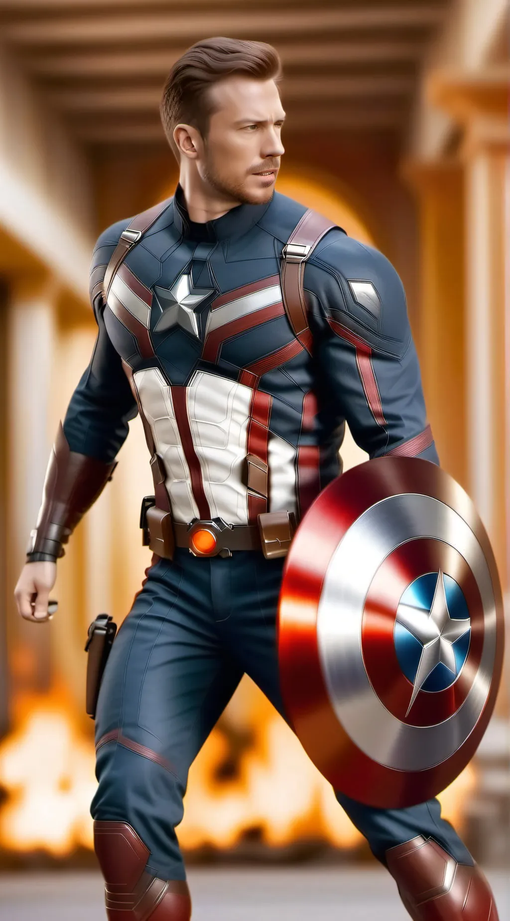 ai character: avangers (baby background