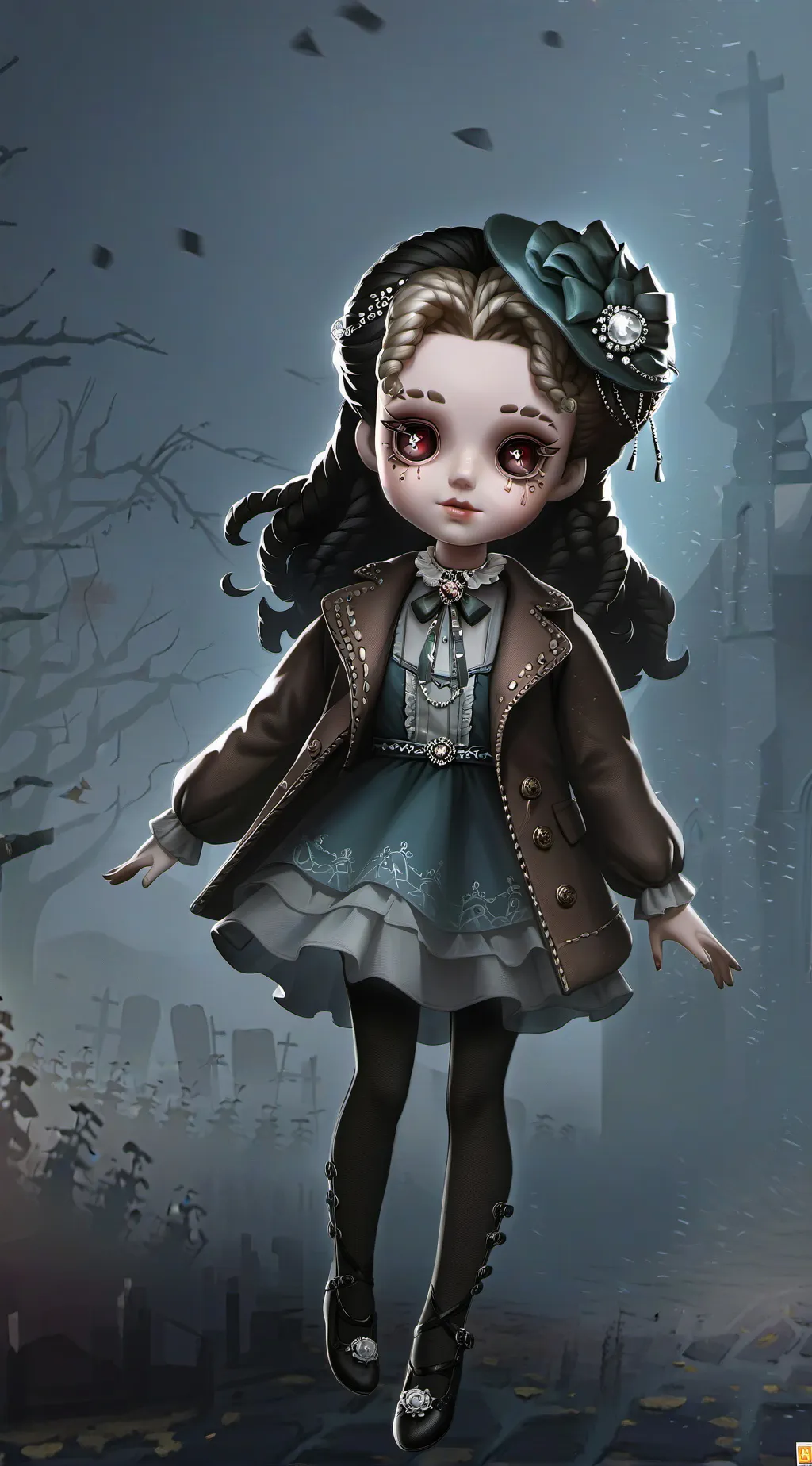 ai character: dolly background