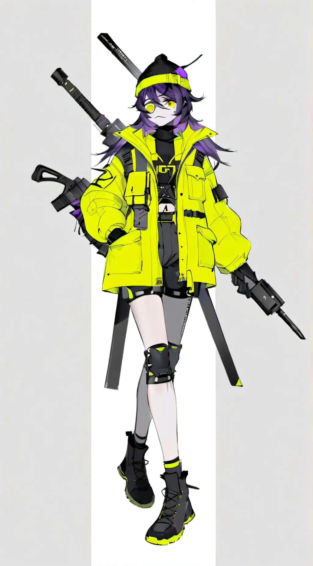 ai character: uzi background