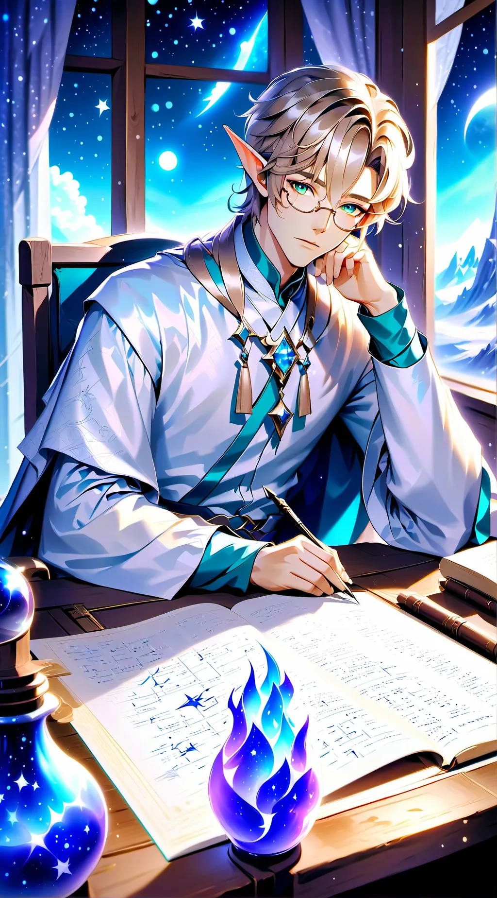 ai character: Elric background