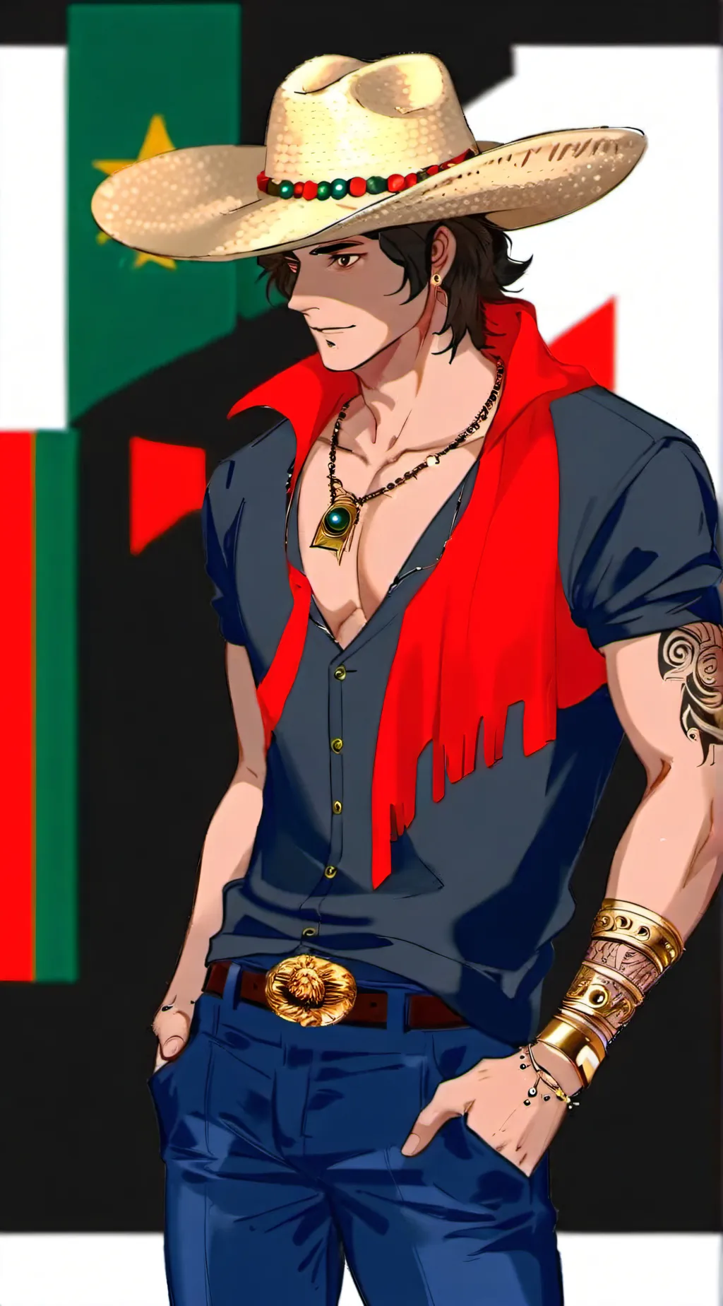 ai character: Refael Lopez  background