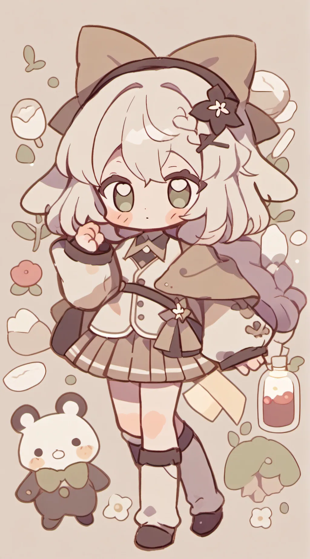 ai character: cat background