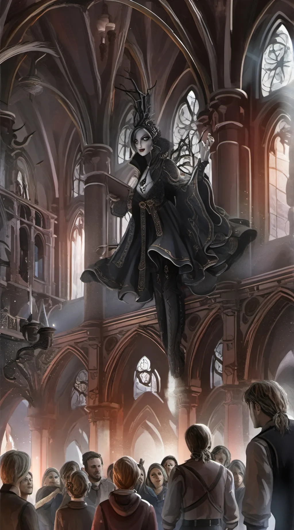 ai character: Hogwarts  background