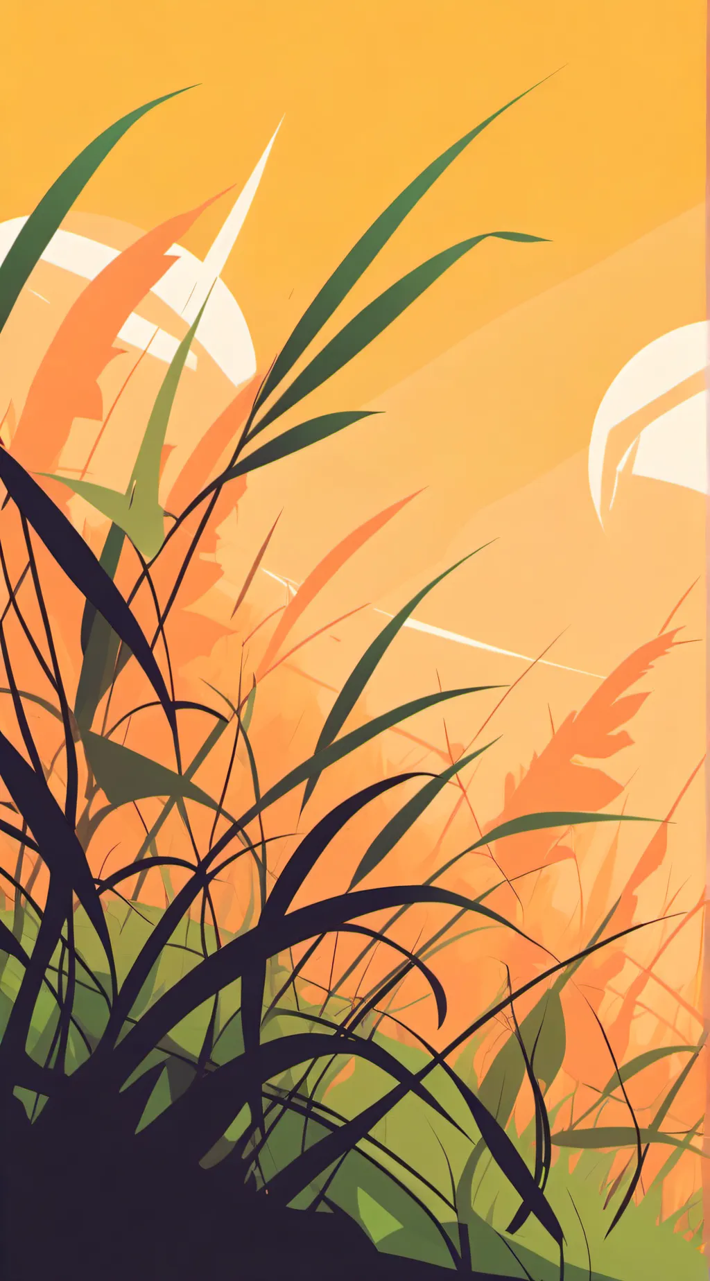 ai character: grass background