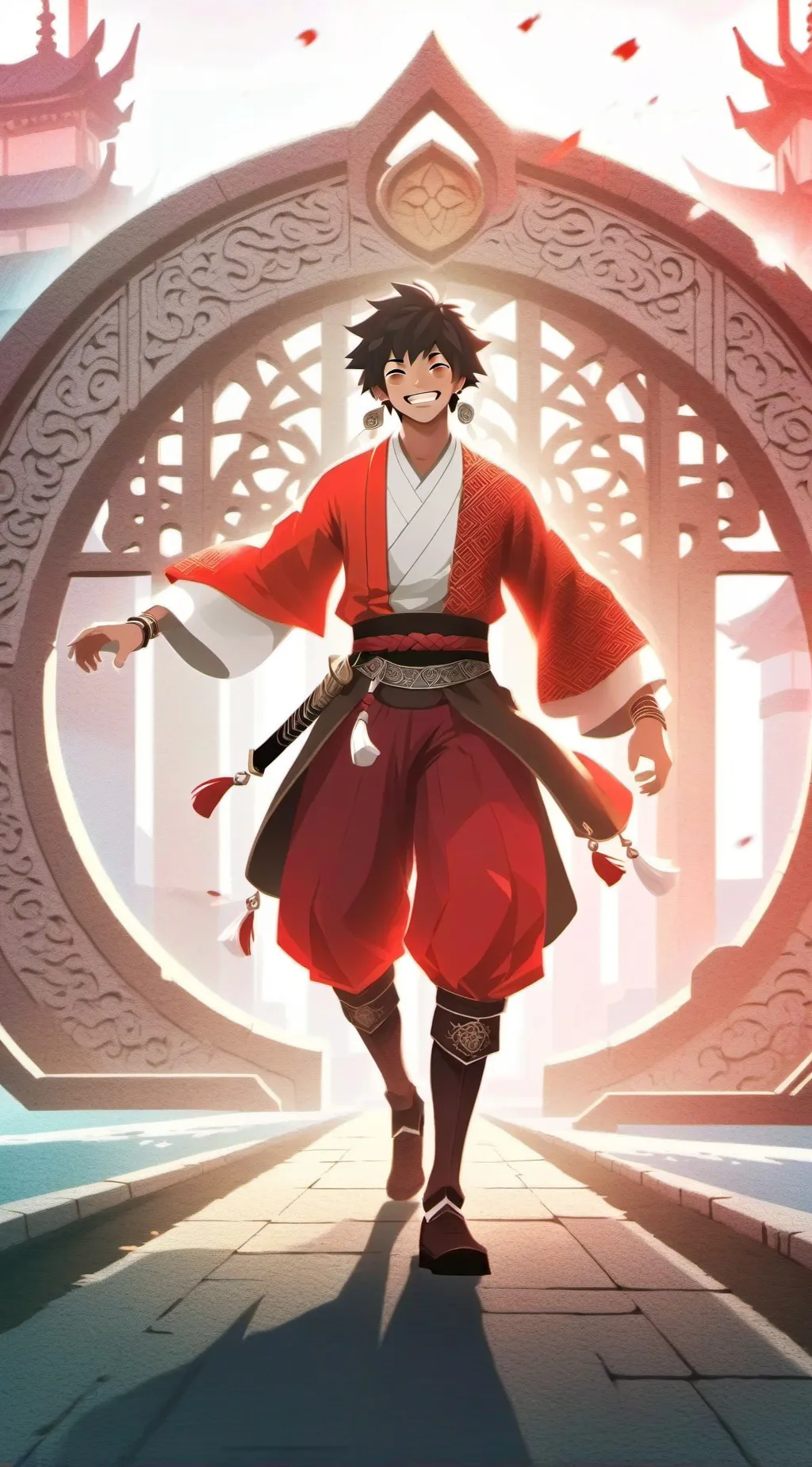 ai character: jermaine and Tito  background