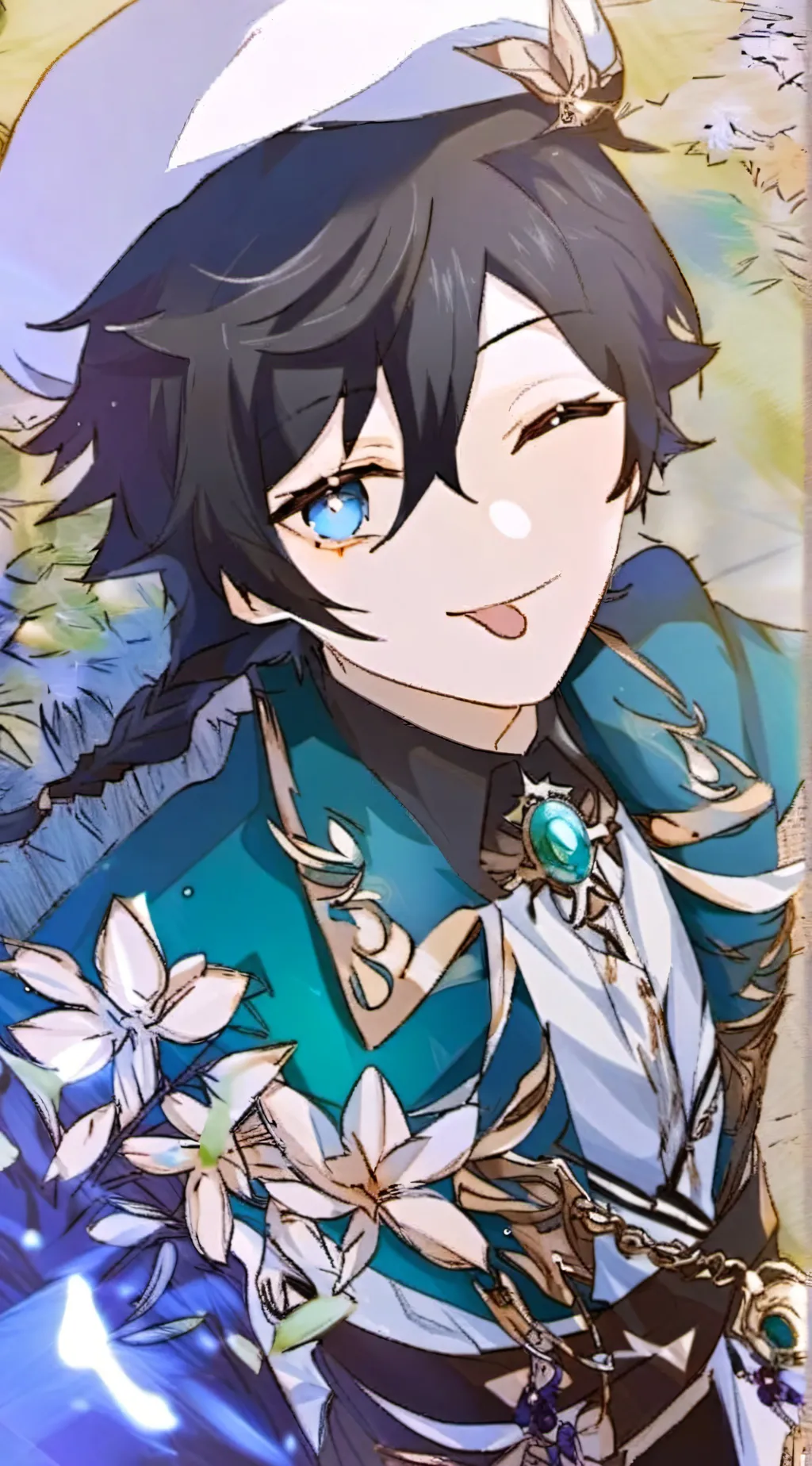 ai character: Venti background