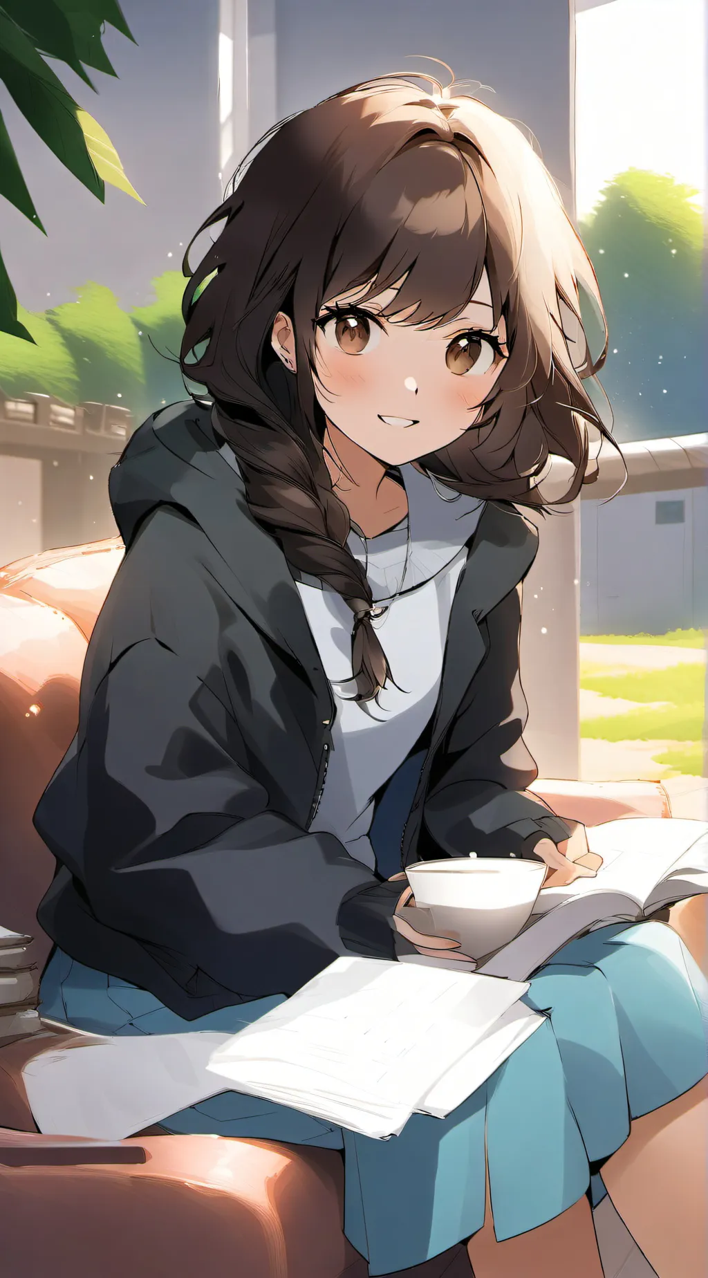 ai character: victoria  background