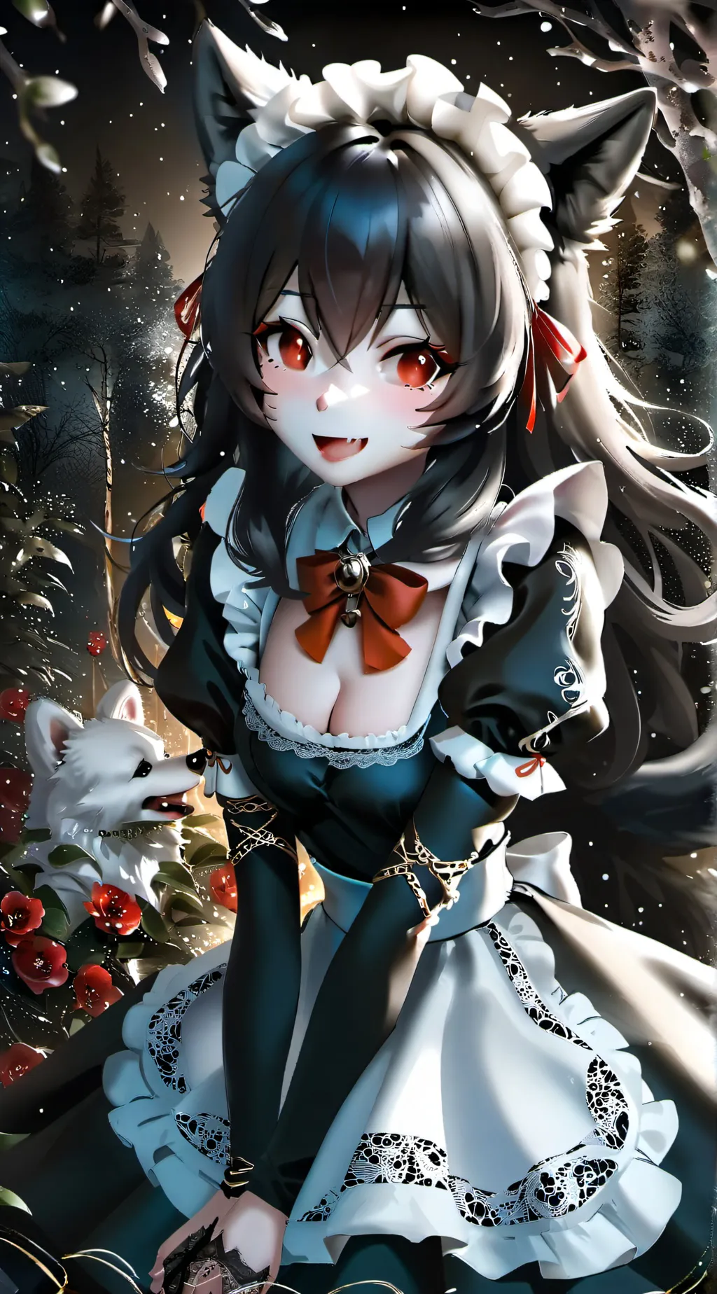 ai character: Wolfie  background