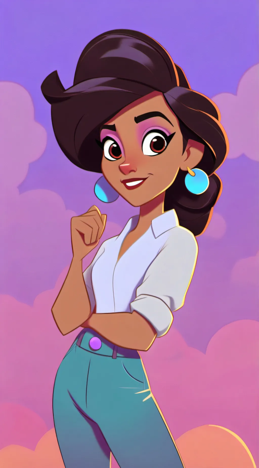 ai character: teacher frell background