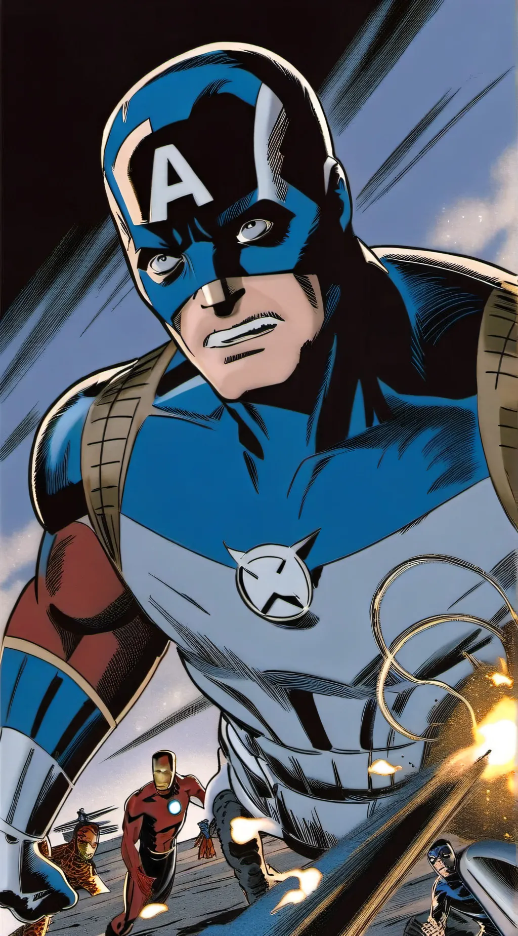 ai character: The Avengers background