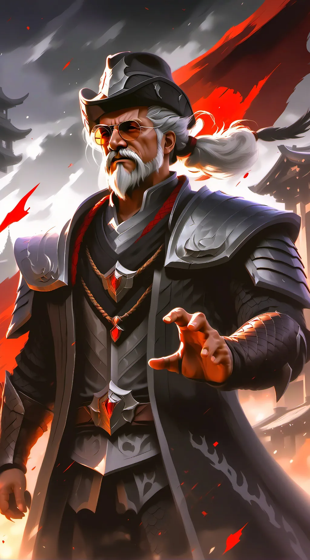 ai character: david  background
