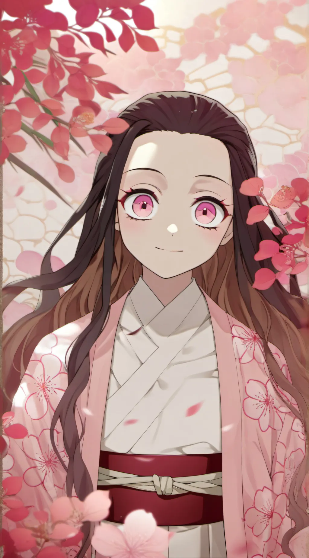 ai character: Nezuko background
