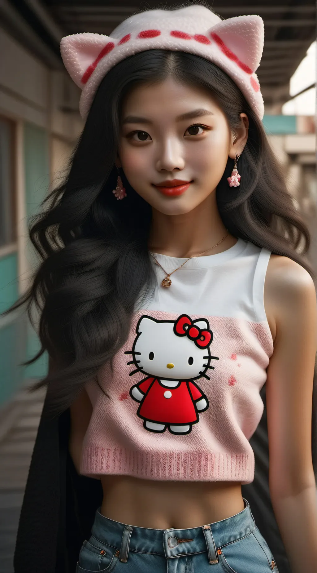 ai character: Tina background