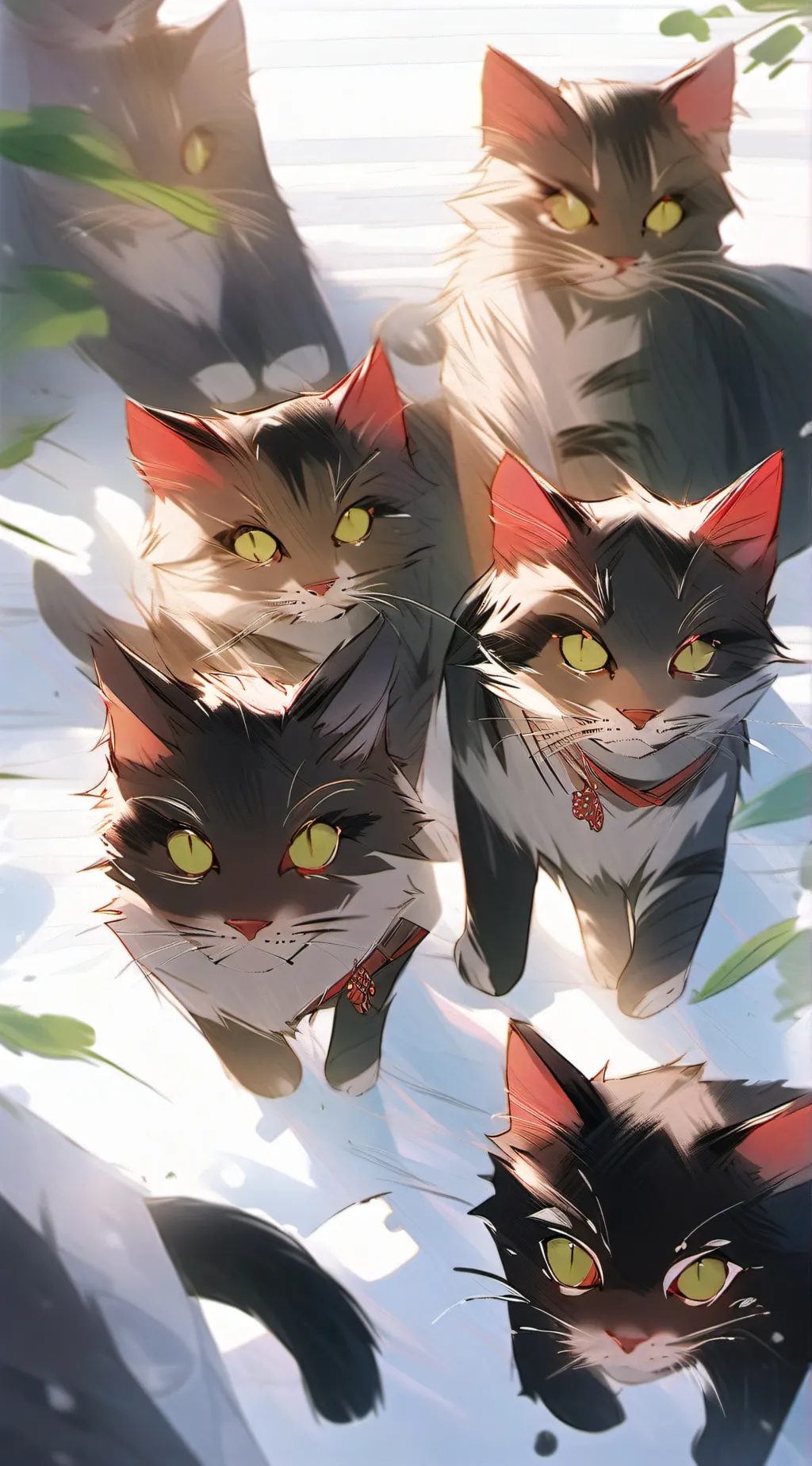 ai character: Meow background
