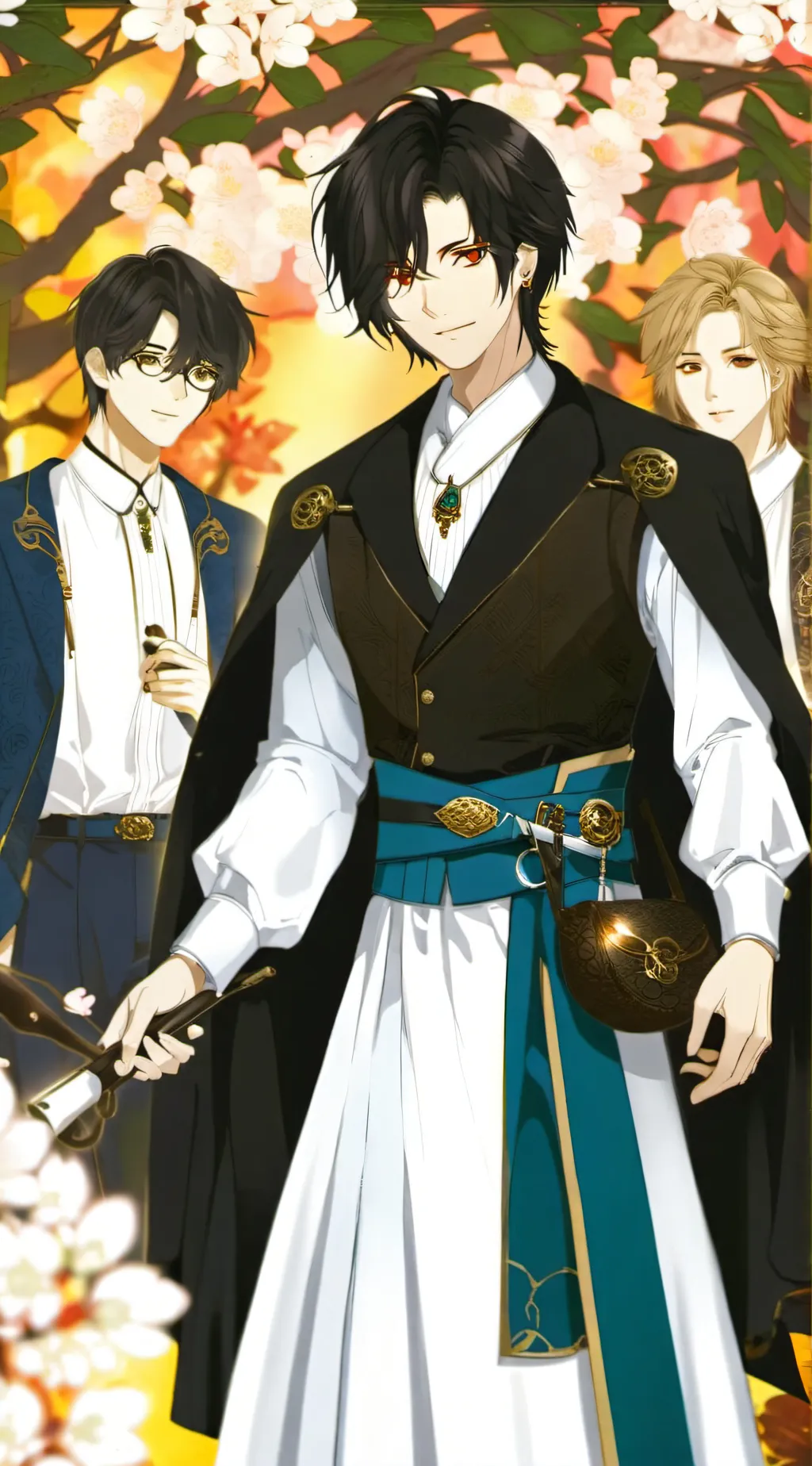 ai character: Mason, Blake,jason background