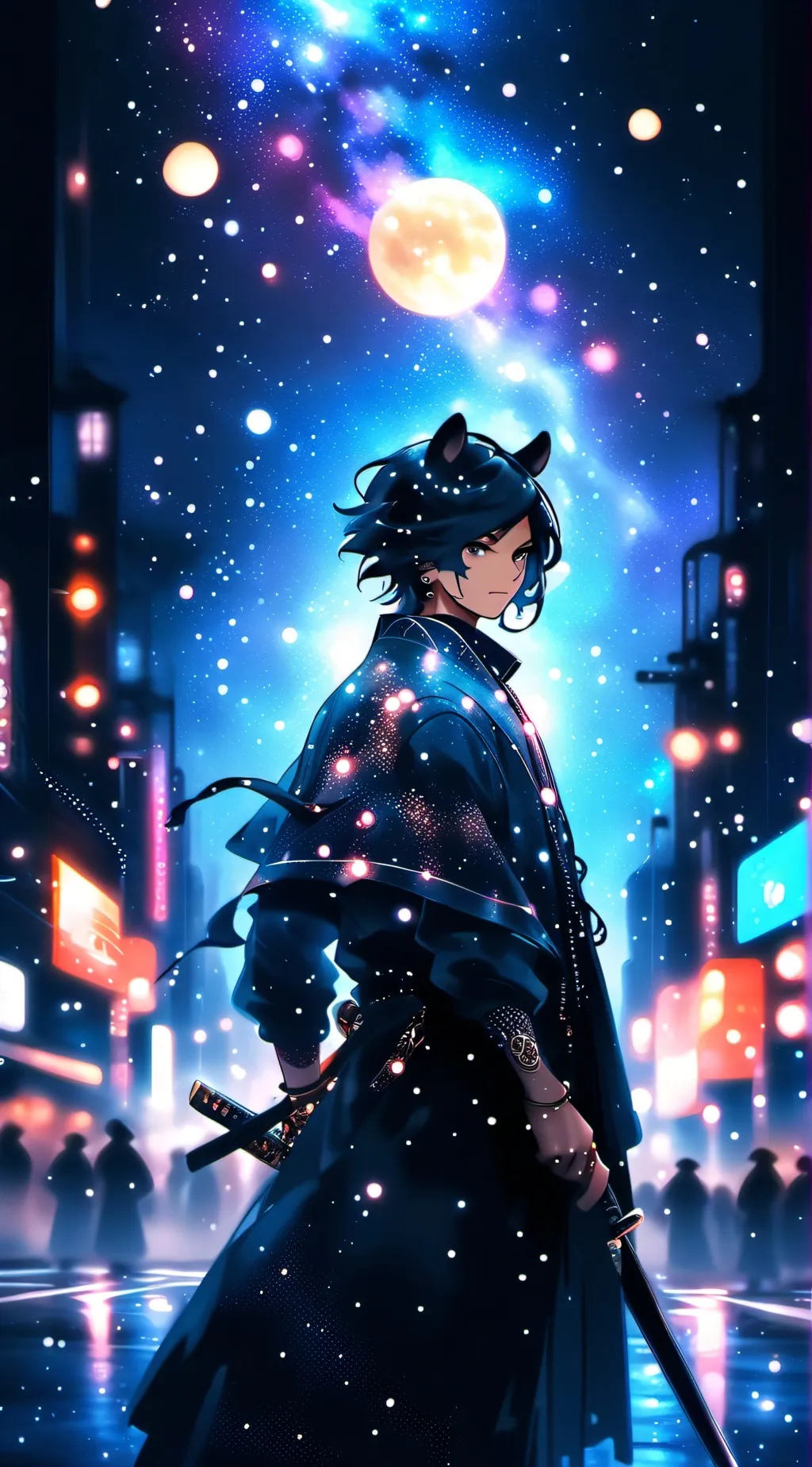 ai character: Leo background