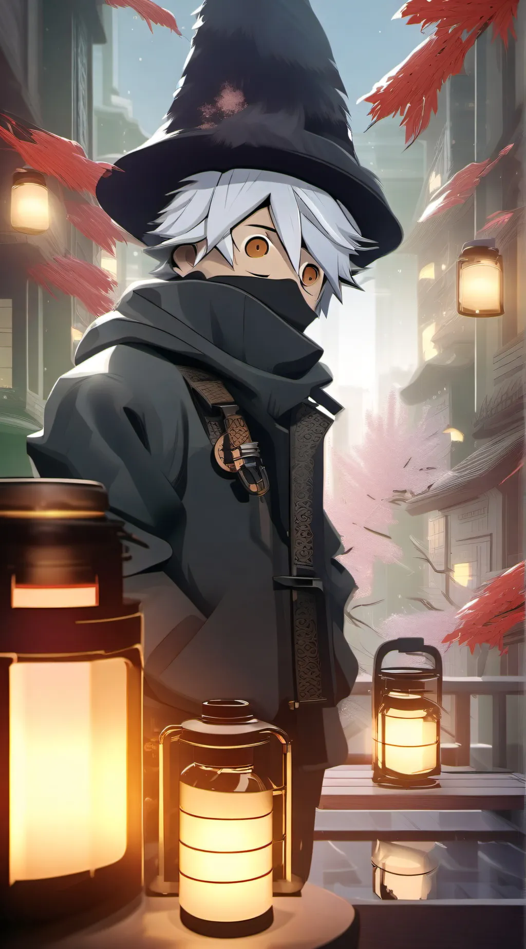 ai character: ASH background