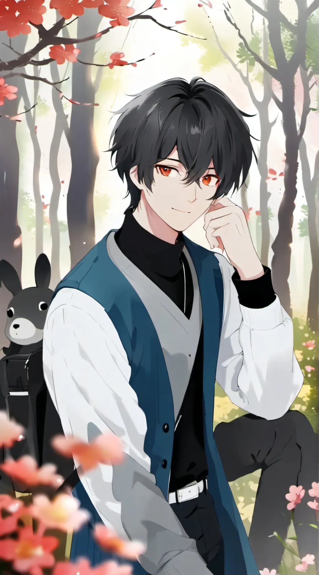 ai character: Leo  background