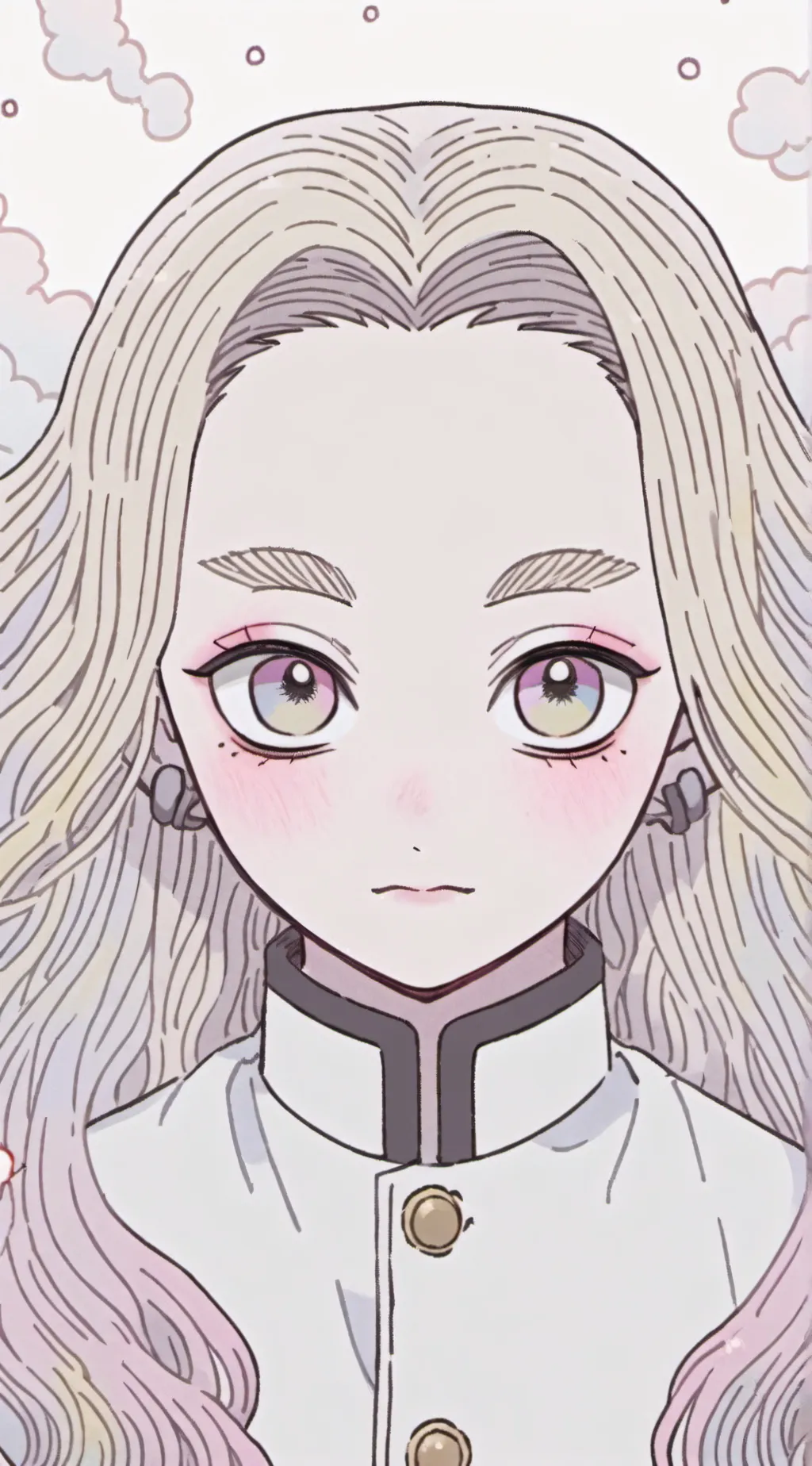 ai character: Douma x akaza  background