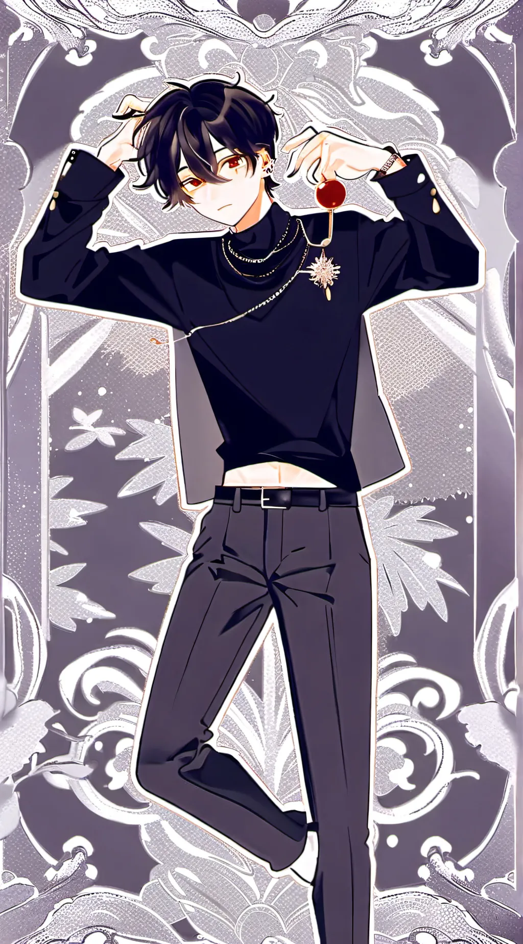 ai character: Emo friend background