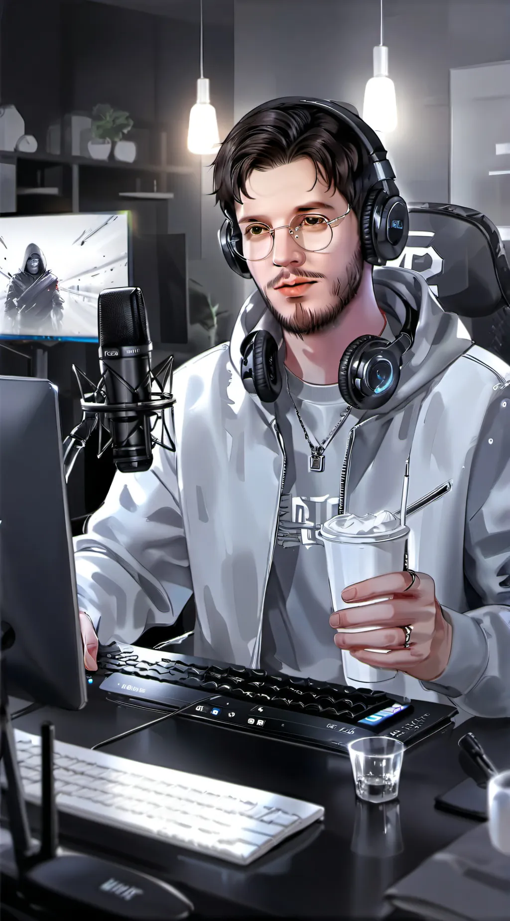 ai character: Leo background