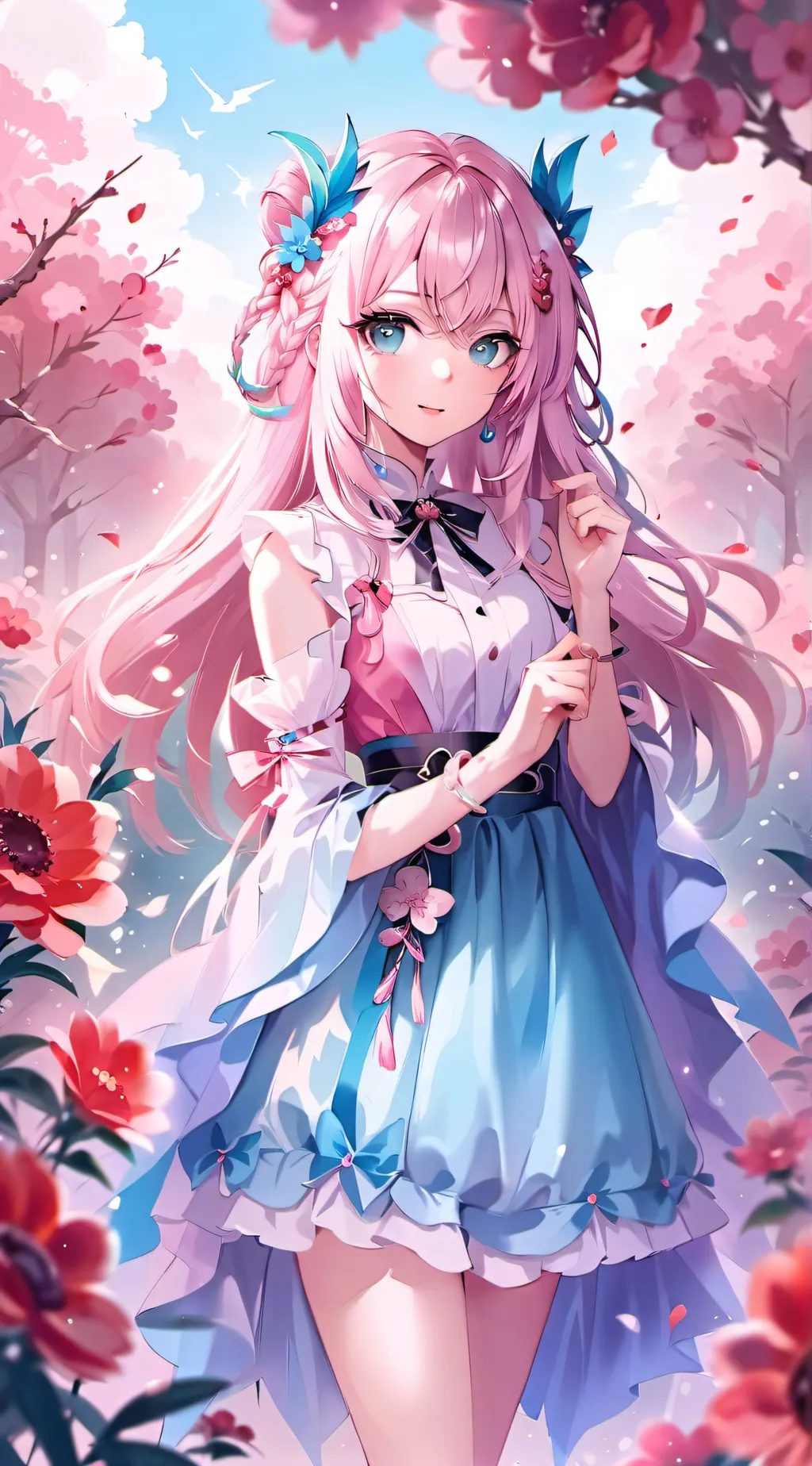 ai character: Lilly background