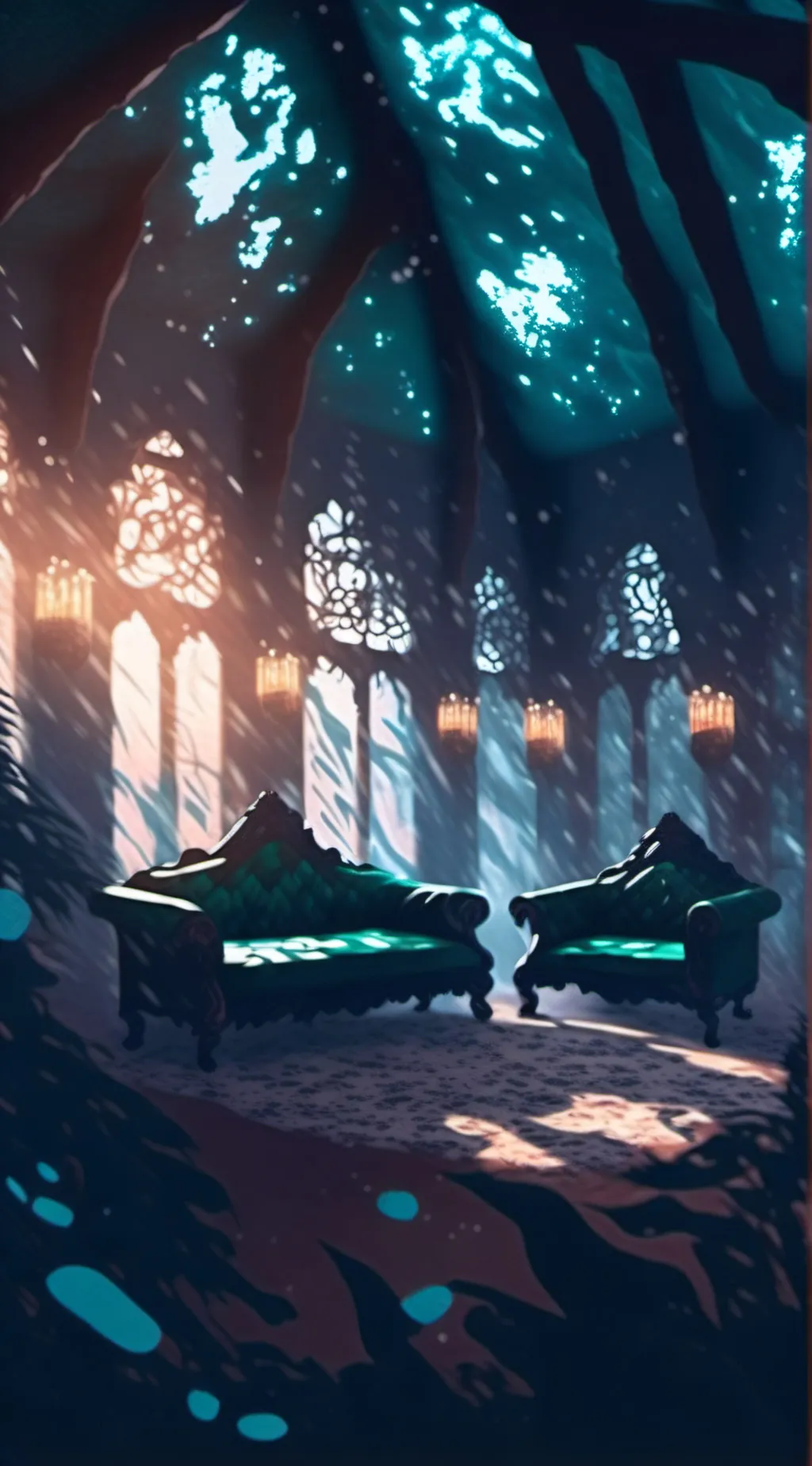 ai character: Hogwarts  background