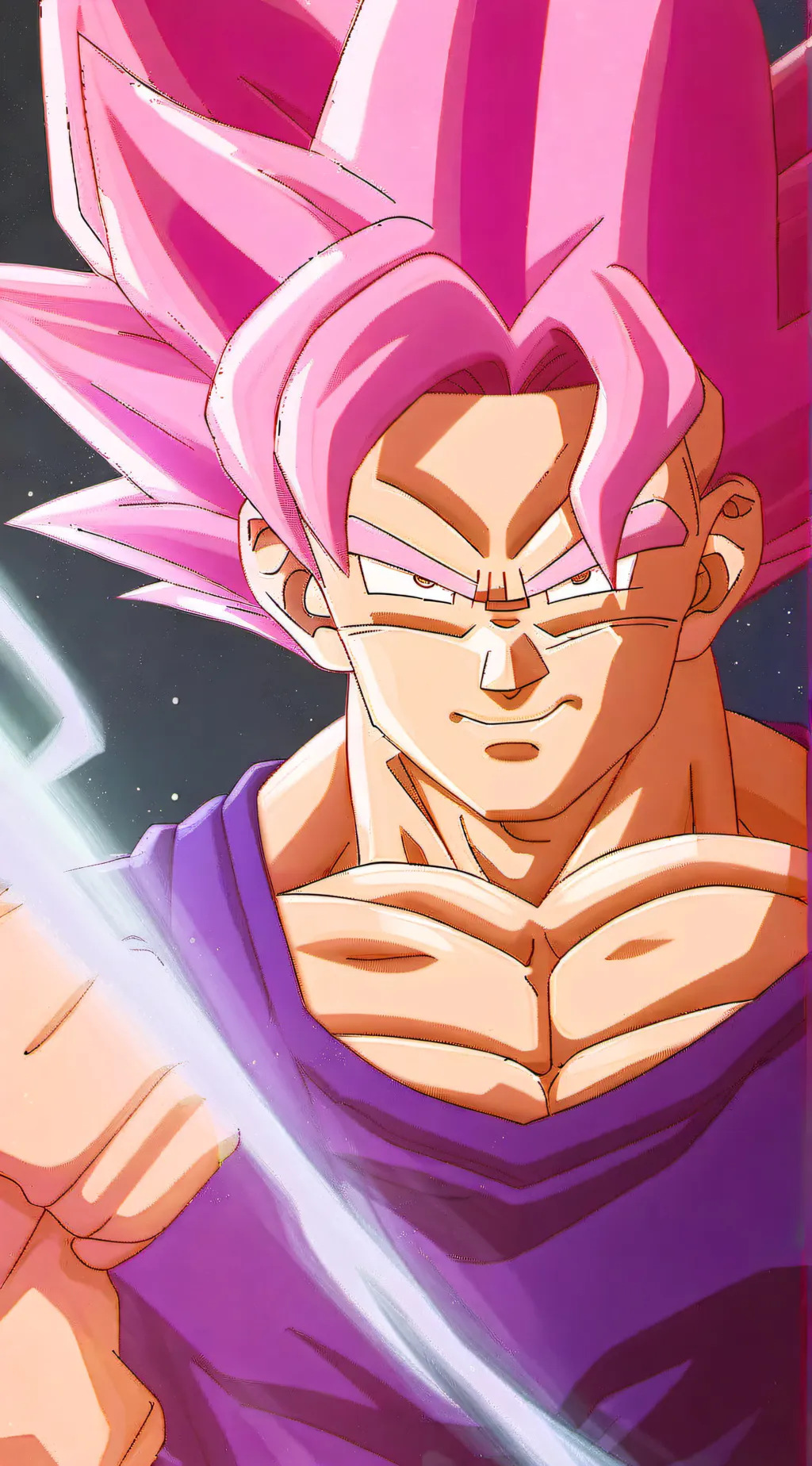 ai character: Goku black background