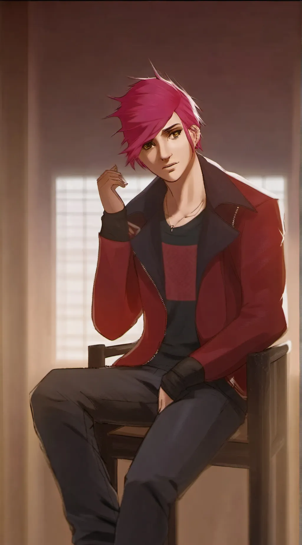 ai character: Vi background