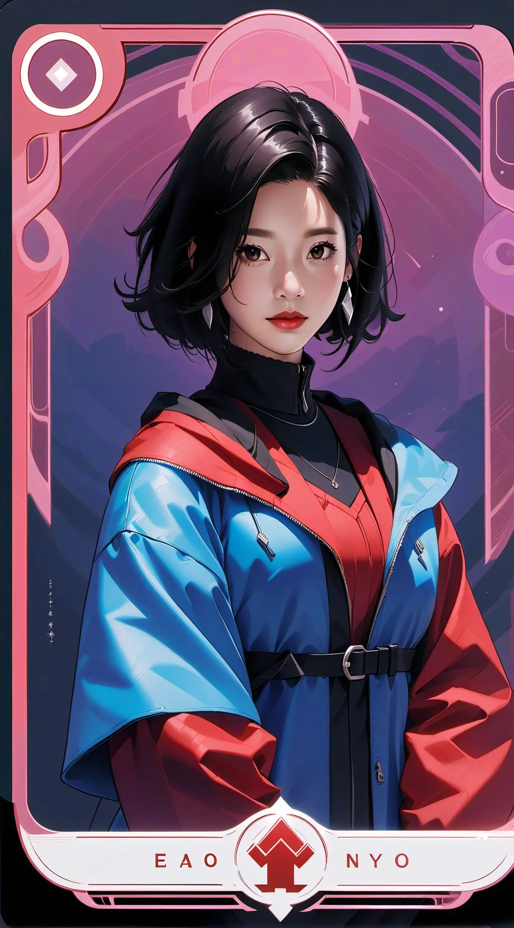 ai character: Hh  background