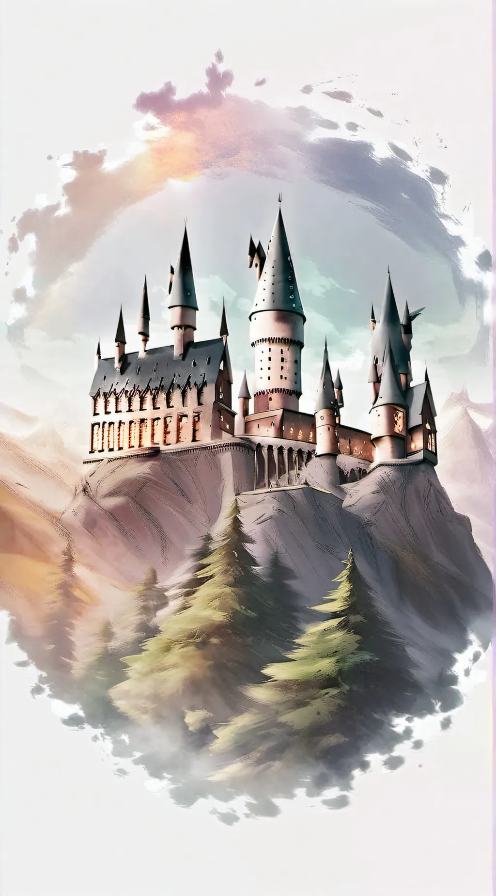 ai character: Hogwarts background