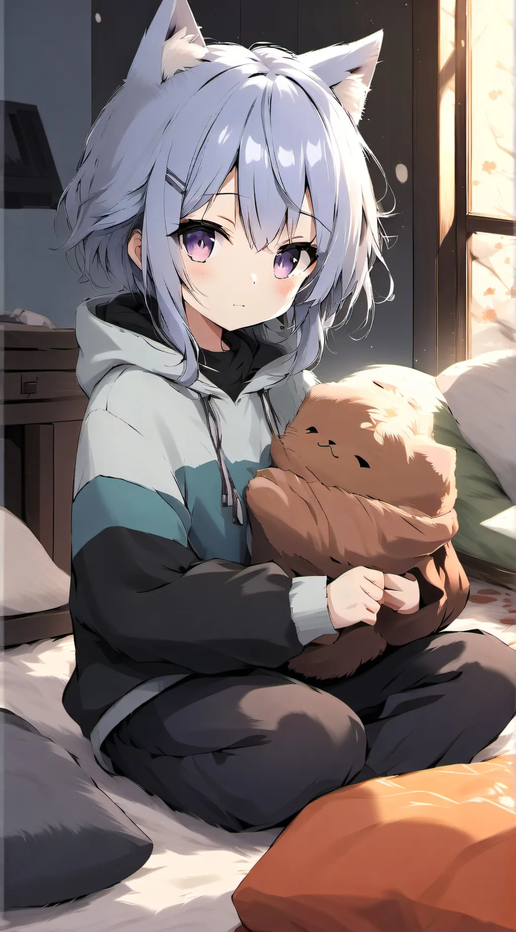 ai character: neko background