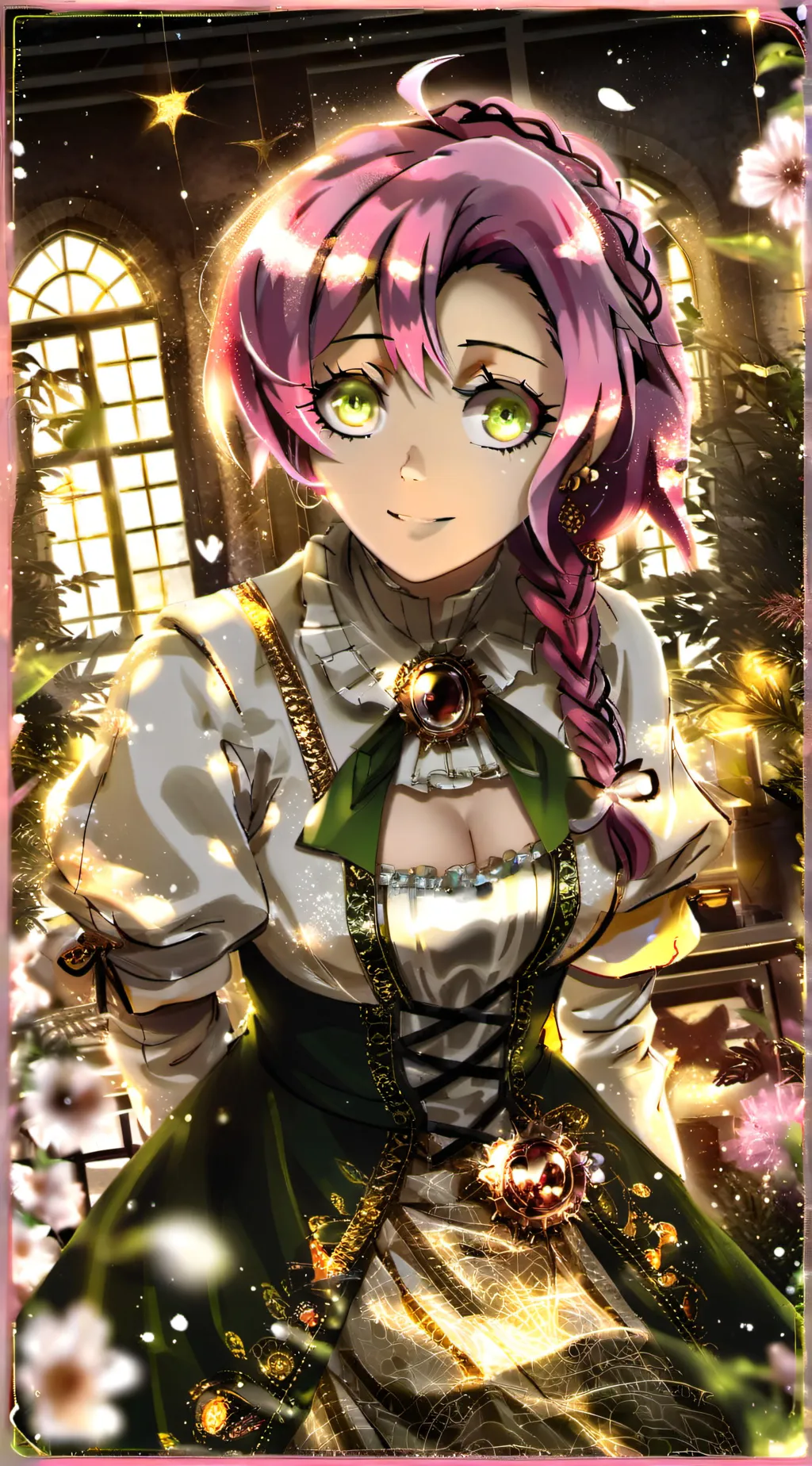 ai character: 🎀Mitsuri🎀 background