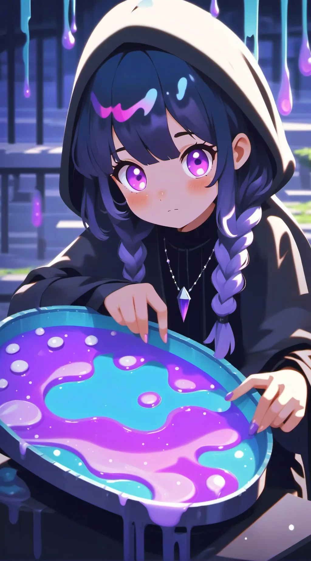 ai character: Magic academy  background