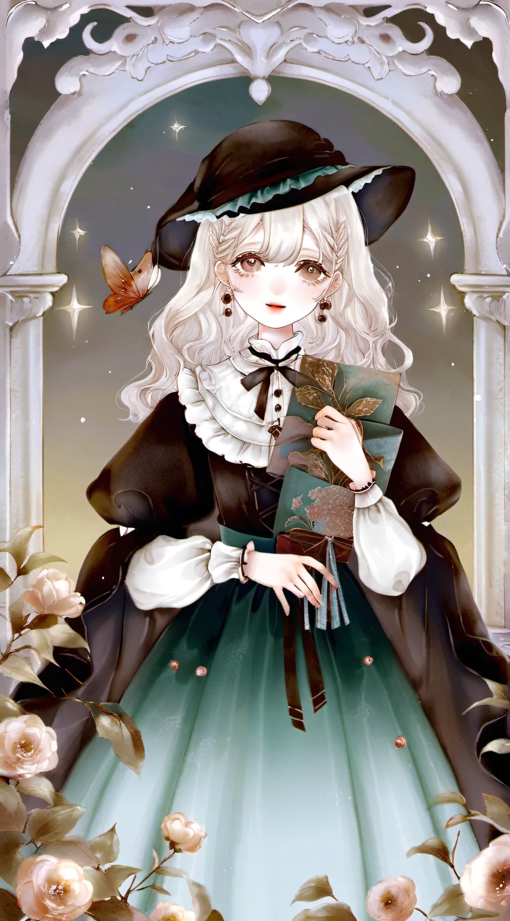 ai character: Hexe lily background
