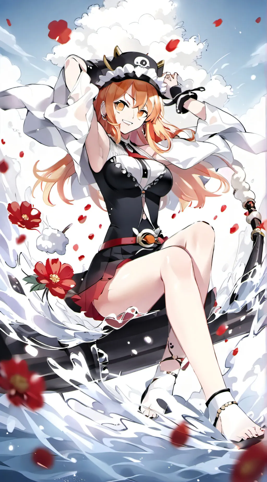 ai character: The og anime girls background