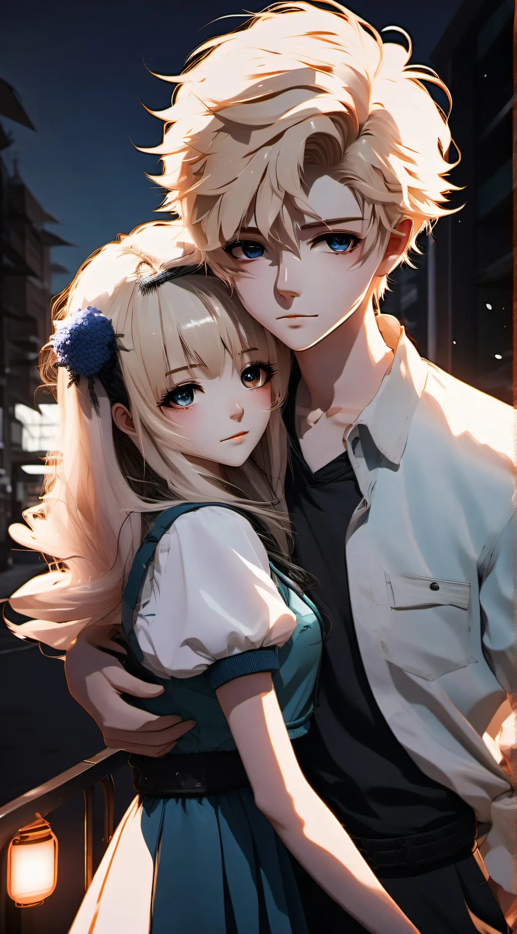 ai character: Mia and Liam background