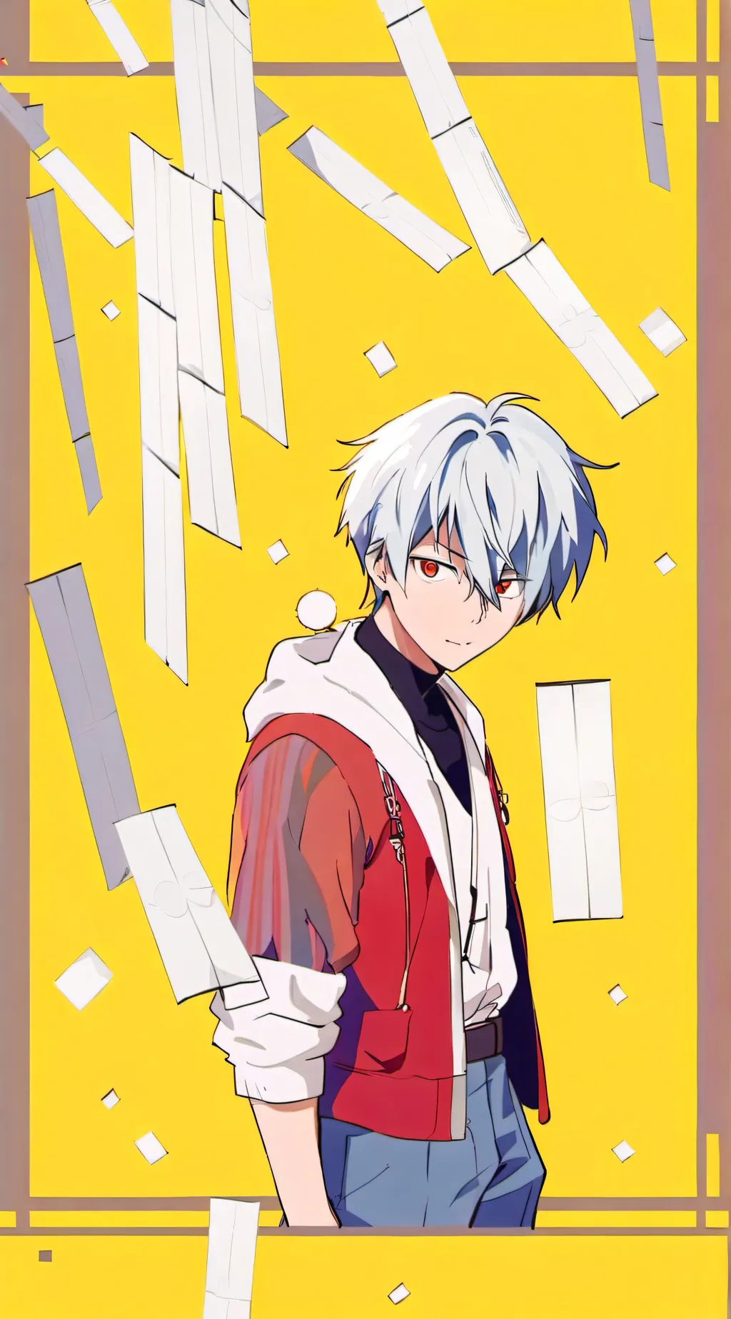 ai character: TodoDeku background