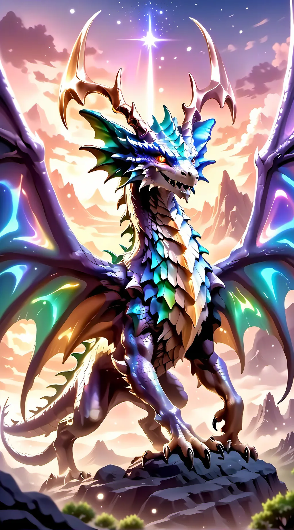 ai character: |the last dragon| background