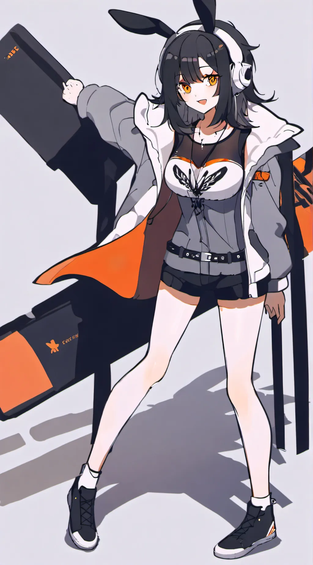 ai character: ash background
