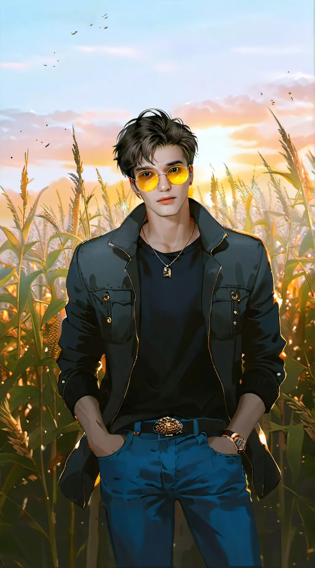 ai character: Colby brock background