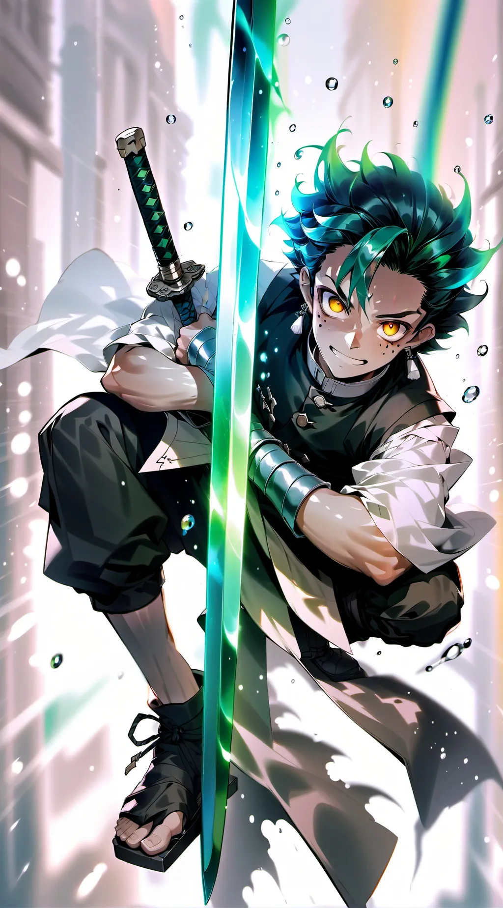 ai character: Demon slayer background