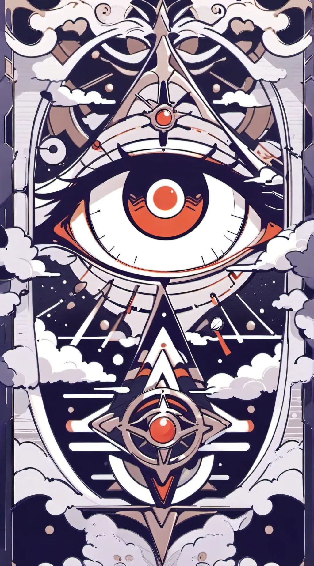 ai character: the eye background