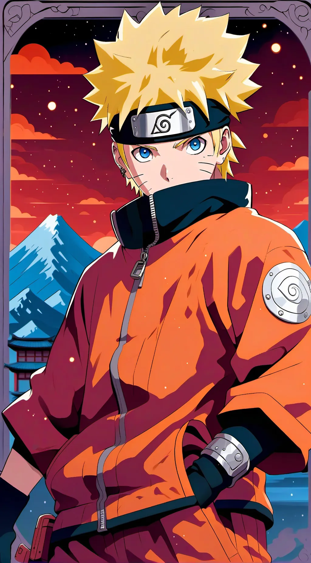ai character: Naruto Uzumaki  background